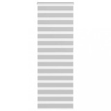 Jaluzea tip zebra gri deschis lățime țesătură 80,9 cm poliester