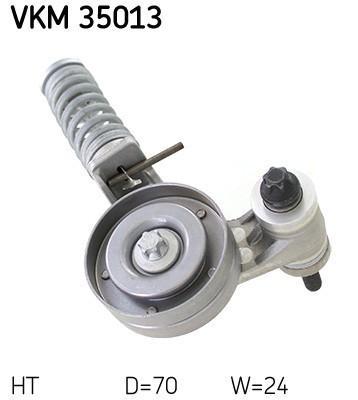 SKF VKM 35013 rola intinzator,curea transmisie foto