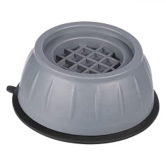 Picioare Antivibrație Mașină de Spălat, Set 4 Bucăți, Culoare Gri, Dimensiuni 9x4 cm