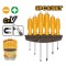 Surubelnite mecanice cu suport set 6 bucati - Ingco HSGTDC180601