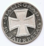 Germania - Medalie - 1993 - Stalingrad, Argint 35 g, 50 mm, Md5,