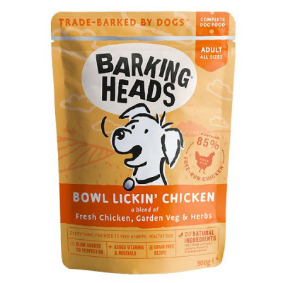 BARKING HEADS Bowl Lickin&amp;rsquo; Chicken GRAIN FREE 300 g foto