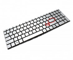Tastatura Laptop HP Pavilion 15-eh2000 4V3L6AV Hp Argintie Layout US fara iluminare foto