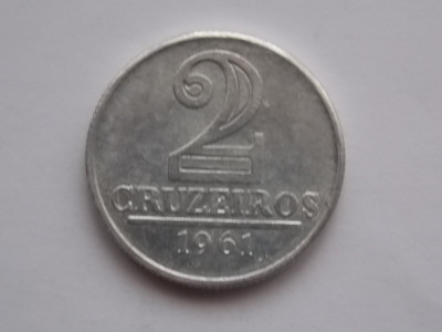 2 CRUZEIROS 1961 BRAZILIA foto