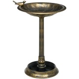 Outsunny Baie pentru păsări, furajer pentru Păsări ghiveci 2 &icirc;n 1 dim. &Oslash; 50 x 72H cm polipropilenă Bronz Antic | Aosom Romania