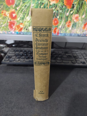 Deutsche Literaturgeschichte, Karl Storck, Stuttgart 1919, 110 foto