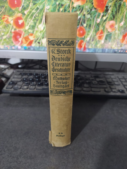 Deutsche Literaturgeschichte, Karl Storck, Stuttgart 1919, 136