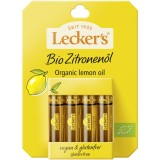 Ulei de Lamaie Bio Fara Gluten Lecker, Presare La Rece, Aroma Fructata, 4x2ml
