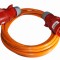 Prelungitor trifazic 10m cablu 5G1.5 H07BQ-F 16A aprox. 11kW lungime IP44 rezistent la uleiuri si abraziune