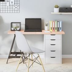 Gossi blat de masa, 120x60x(2-4) cm, lemn masiv de stejar netratat