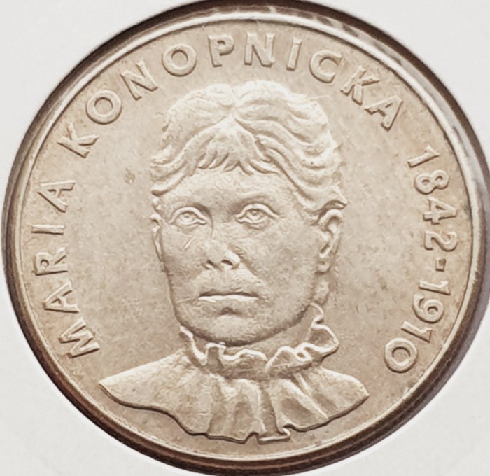 1792 Polonia 20 Zlotych 1978 Maria Konopnicka km 95