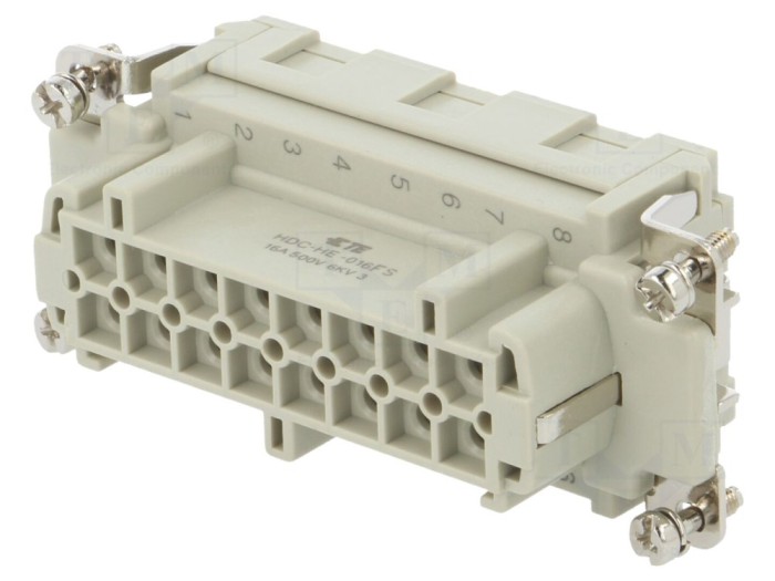 Conector mamă 16A 16P HE