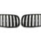 Grila masca fata fata BMW X3 (E83), 2007-11.2010, partea stanga, type M-Performance; negru, lucios; TUNING,
