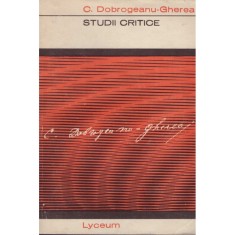 C. Dobrogeanu-Gherea - Studii critice - 128462