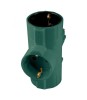 Distribuitor tip T 3x schuko cu protectie verde TPF-26/GR Home, Home By Somogyi