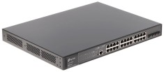 &quot;JetStream&trade; 28-Port Gigabit L2+ Managed Switch with 24-Port PoE+ PORT:
