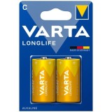 Varta-Longlife Baterie Alcalină C LR14 - Blister*2