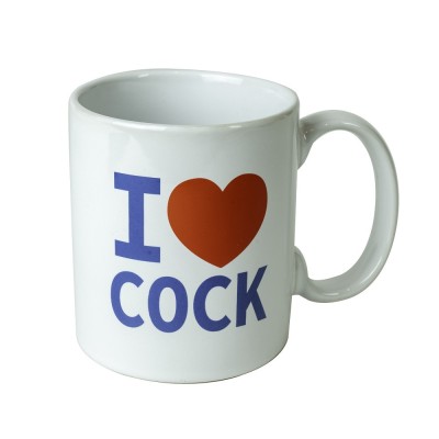 I Love Cock Mug foto