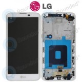 LG X Screen (K500N) Unitate de afișare completă albă ACQ88810811