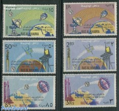 RAS AL KHAIMA,, SPACE - SERIE COMPLETĂ MNH
