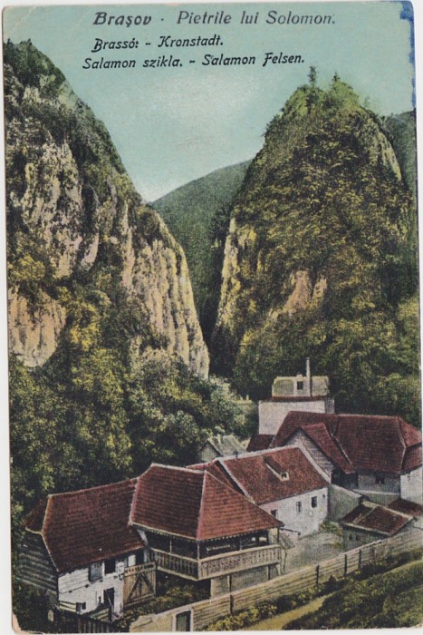 CP Brasov Kronstadt Brasso Pietrile Pietrele lui Solomon ND(1922)
