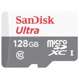 Card Memorie microSDXC SanDisk Ultra, 128Gb, Clasa 10 SDSQUNR-128G-GN6MN