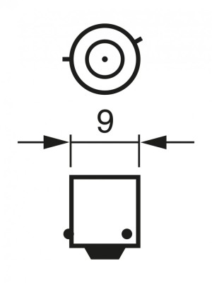BOSCH 1 987 301 035 Pure Light BL Bec, semnalizator foto
