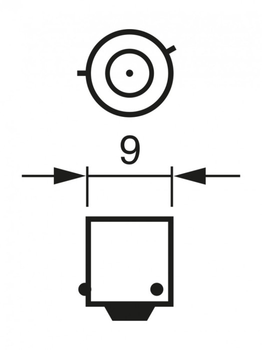 BOSCH 1 987 301 035 Pure Light BL Bec, semnalizator