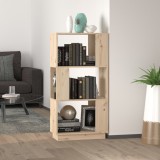 VidaXL Bibliotecă/Separator cameră, 51x25x101 cm lemn masiv pin