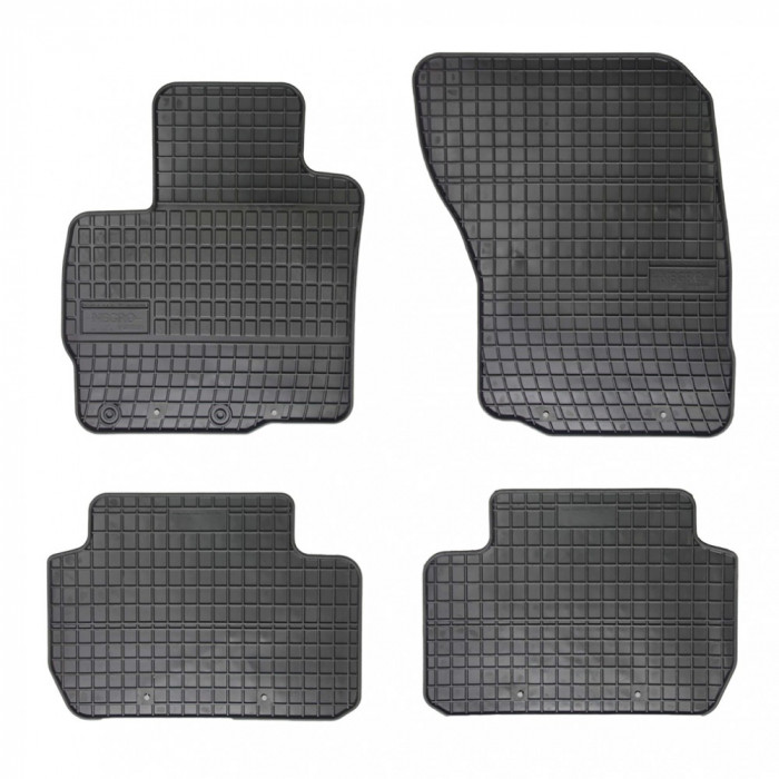 Set covorase auto din cauciuc Mitsubishi Outlander 3 2014-, presuri BestAutoVest, negre, 4 buc.