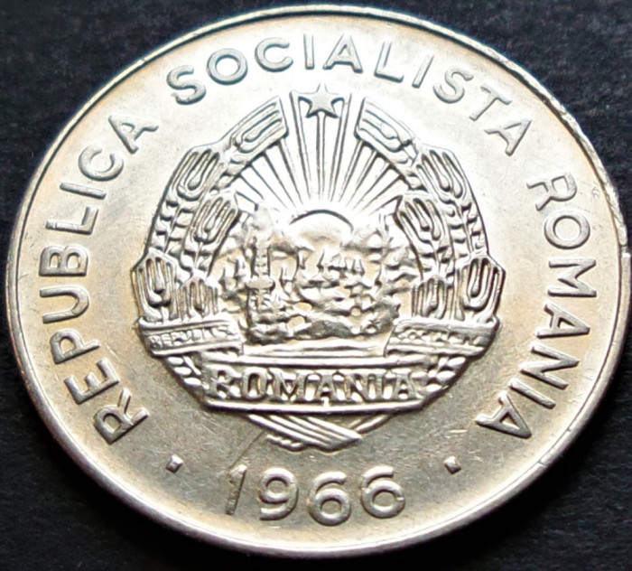 Moneda 25 BANI - RS ROMANIA, anul 1966 *cod 124 D - circulata