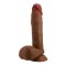Vibratoare realiste - Baile Frumosul Abel Vibrator Realist 19 cm cu Rotatii si Impingeri Piele Aproape Reala Viteze Multiple