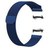 Curea tip Milanese Loop, adaptoare compatibile Samsung Gear Fit 2, Albastru