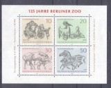 Germany Berlin 1969 Berlin Zoo perf. sheet Mi.B2 MNH DA.204, Nestampilat