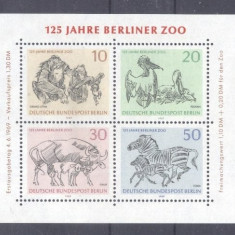 Germany Berlin 1969 Berlin Zoo perf. sheet Mi.B2 MNH DA.204