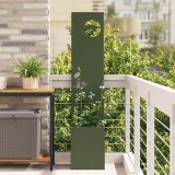 VidaXL Ghiveci de Grădină cu Panou Decorativ Olivengr&oslash;nn 32 x 140 cm