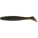 Shad Hide Up Stagger Original 3&quot;, 114 Green Pumpkin Blue Flake, 7.6cm, 4.5g, 10buc/pac