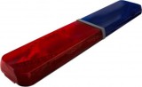 Rampa LED Auto 12/24V, 110-180cm, Omologare ECE R65, Rosu-Albastru, cu/fara iluminare LED, Garantie 4 Ani