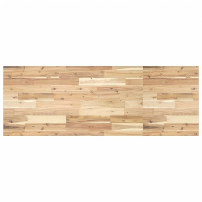 Blat de birou netratat, 120x50x2 cm, lemn masiv de acacia
