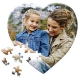 Puzzle personalizat inima magnetic