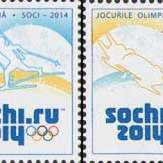 MOLDOVA 2014, J.O. Sochi, Sport, serie neuzata, MNH