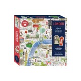 London: A Puzzle for Curious Wanderers: 1000-Piece Puzzle with 20 Shaped Pieces, from Sunday Times Bestselling Author Jack Chesher @Livinglondonhistor