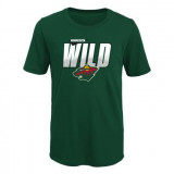 Minnesota Wild tricou de copii Frosty Center Ultra green - Dětsk&eacute; XL (14 - 16 let)