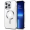 Husa pentru iPhone 13 Pro - Techsuit Luxury Crystal MagSafe - Silver
