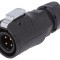 Mufă Circulară 4-PIN 16mm Aurită 10A