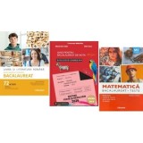 Pachet Bacalaureat 2026. Limba si literatura romana Ghid complet cu 72 teste, Matematica M2 Tehnologic si Biologie clasele 9-10 - Mimi Gramnea, Daniel