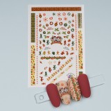 Cumpara ieftin Abtibild Unghii SensoPRO Milano, Christmas Cartoon R116