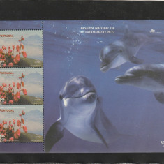 Portugalia-Azore 1999-Europa CEPT,Parc.gradini,Coala 3 timbre,MNH,Mi.PT-AZ Bl.19