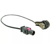 Cablu adaptor radio auto Fakra mufa tata - ISO mufa tata 90grade, 4Carmedia