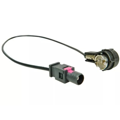 Cablu adaptor radio auto Fakra mufa tata - ISO mufa tata 90grade foto